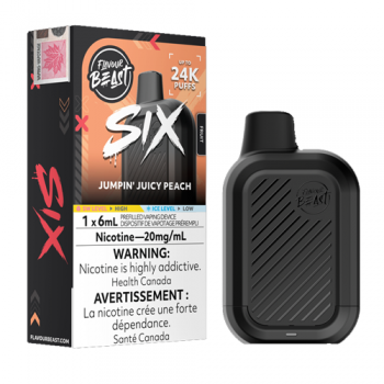 Beast SIX Jumpin Juicy Peach 20mg